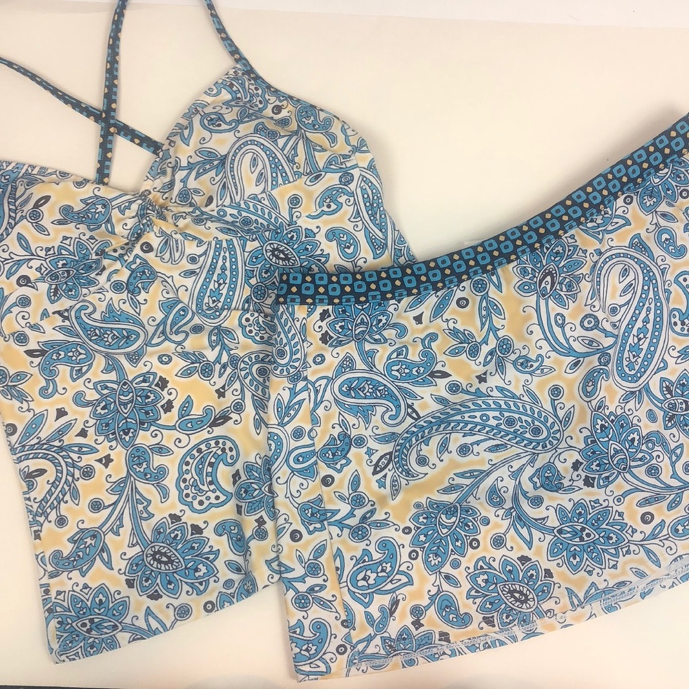 ATHLETA 2 PIECE TANKINI AND SWIM SKIRT